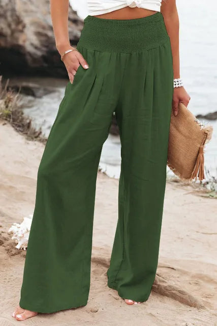 Women's cotton linen trousers - A stylish statement for spring and summer