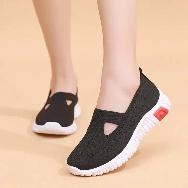 Summer mesh casual sneakers for women