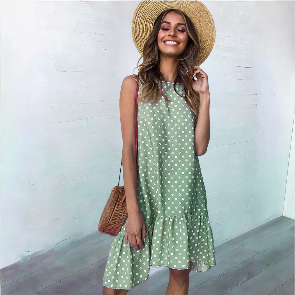 TARYN - Summery chiffon dress