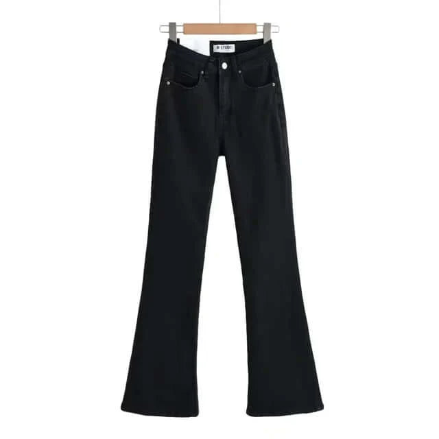 Ara - Jeans With High Waist and Heart Fringes