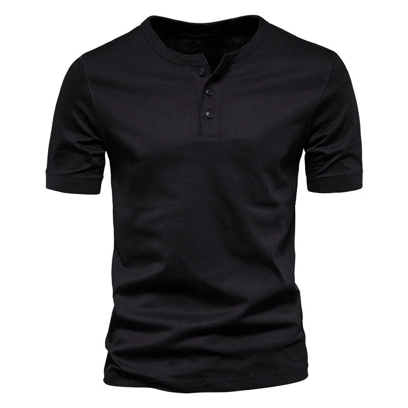 Maik - Stylish Cotton Men's Collar T-shirt