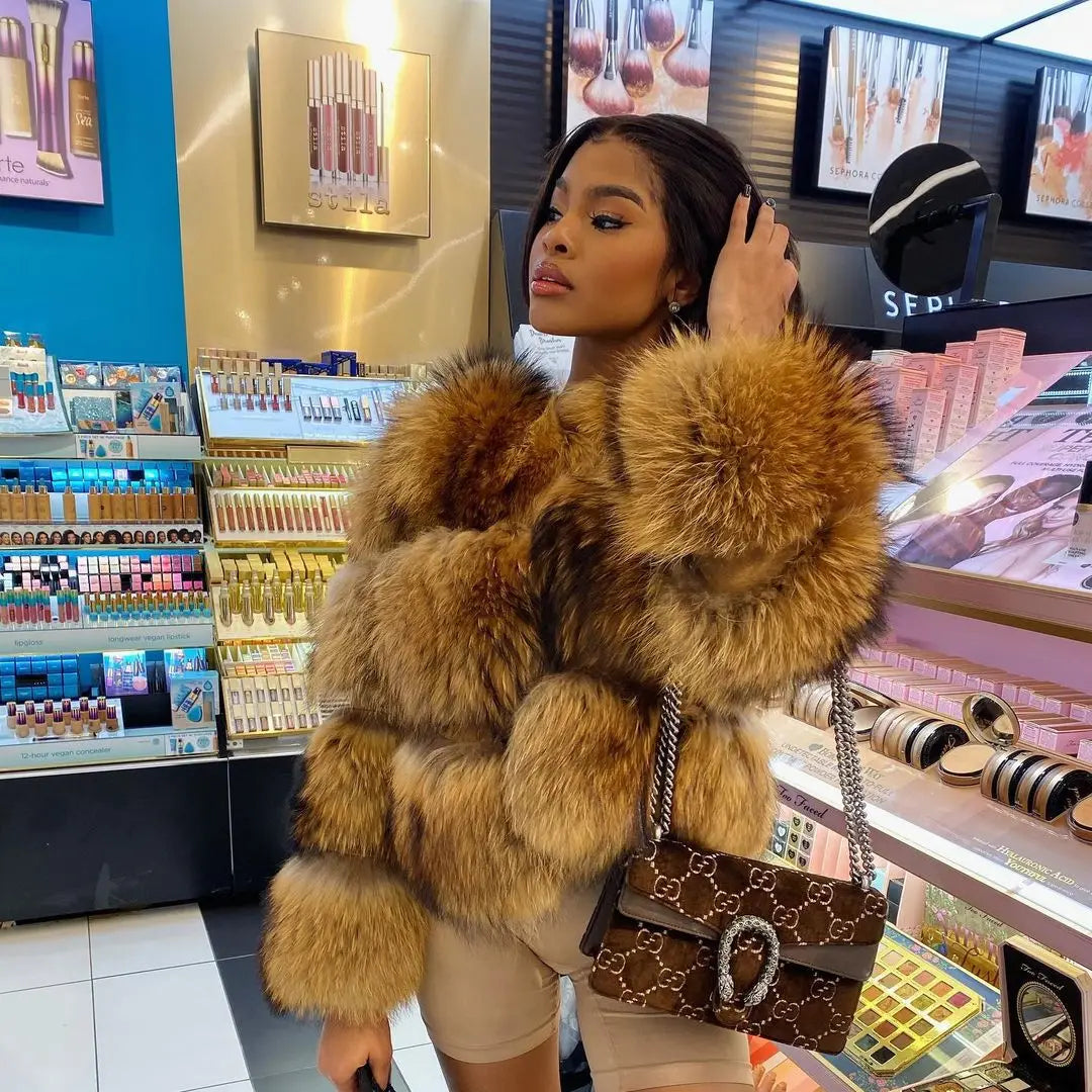 Women's Thick Warm Faux Fur Coat - Various Colors
