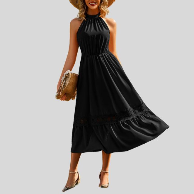 Adrianna - Elegant high waist maxi dress