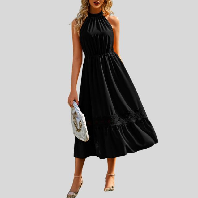 Adrianna - Elegant high waist maxi dress