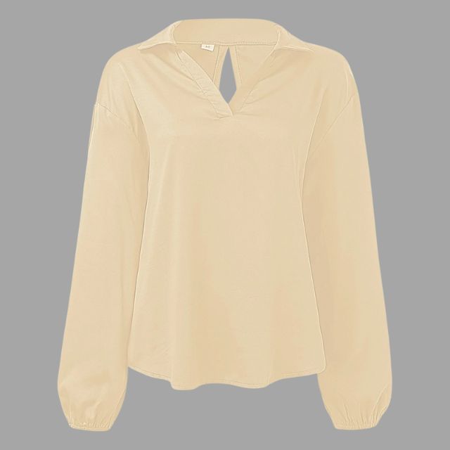 Veronica - V-neck blouse with wide sleeves