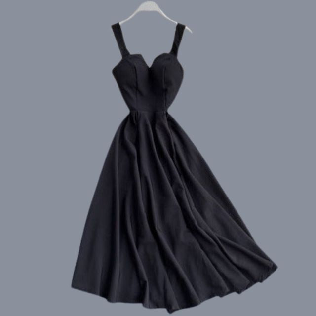 Thalia - Sleeveless A-line evening dress with sweetheart neckline