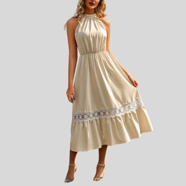 Adrianna - Elegant high waist maxi dress