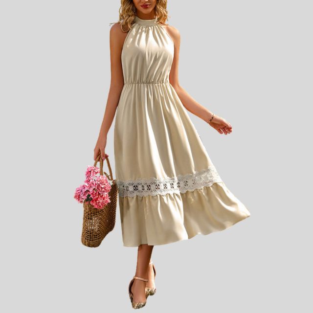 Adrianna - Elegant high waist maxi dress