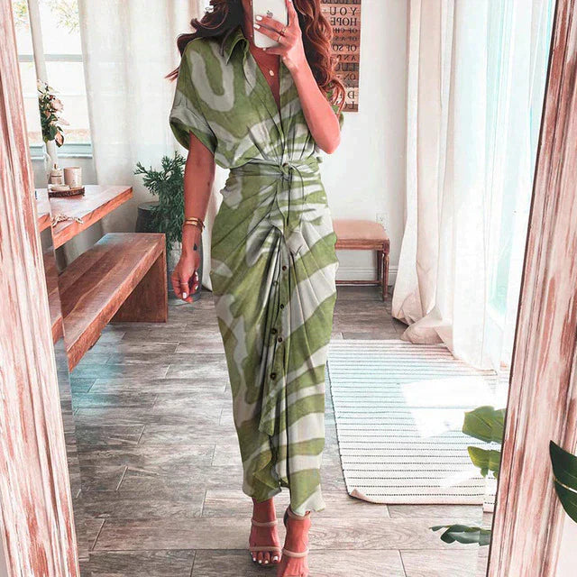 Boho Multicolour Print Dress