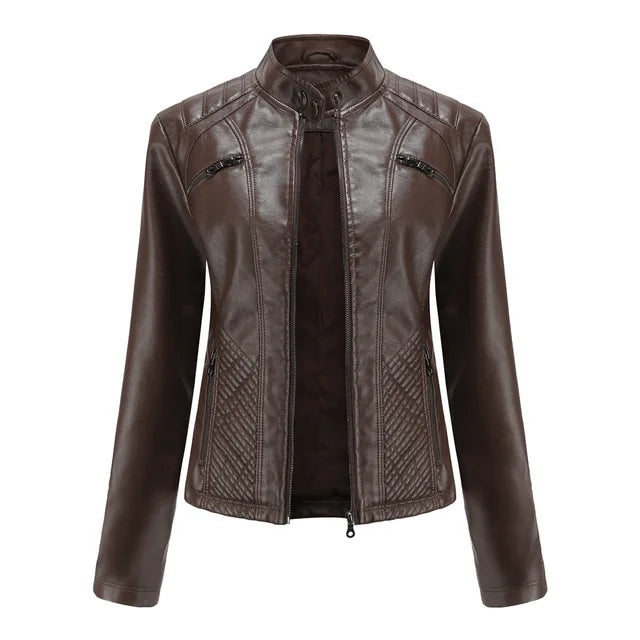 Stylish leather jacket