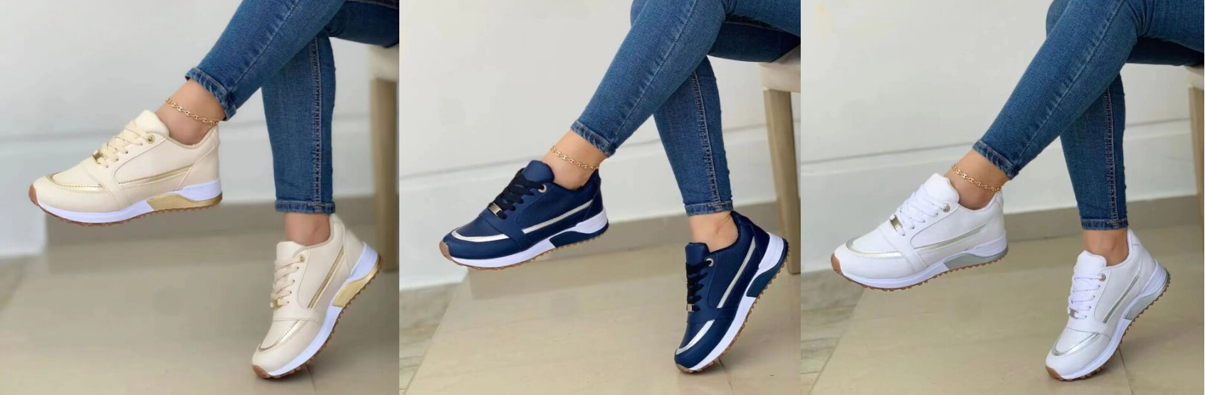 Trendy women's casual sneakers