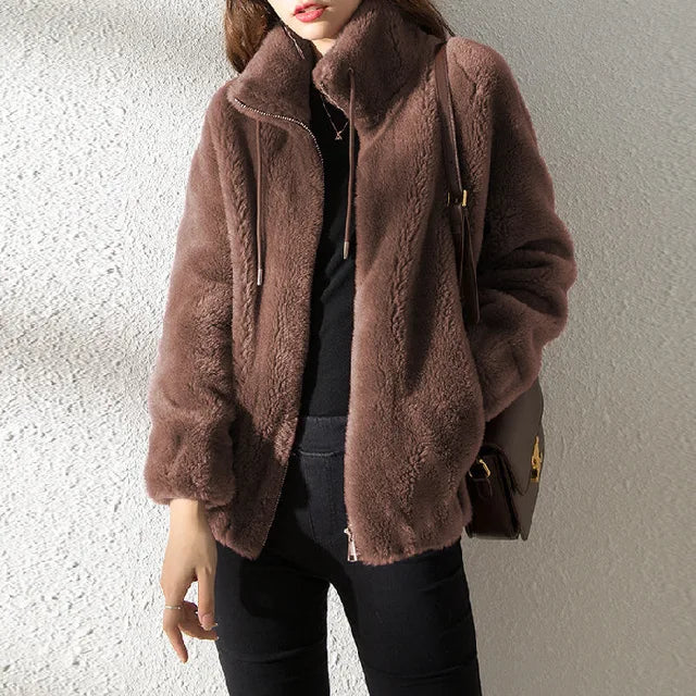 Aubrey - Soft turtleneck coat