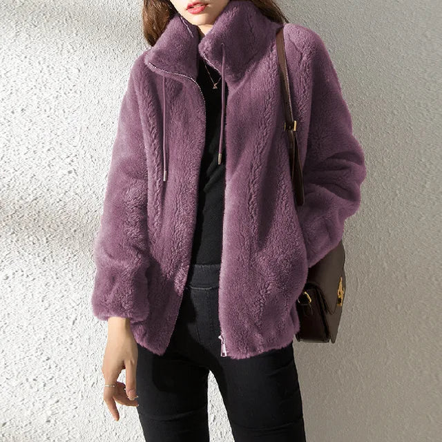 Aubrey - Soft turtleneck coat