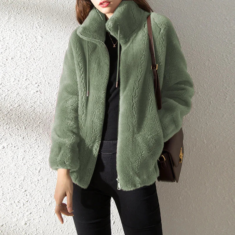 Aubrey - Soft turtleneck coat