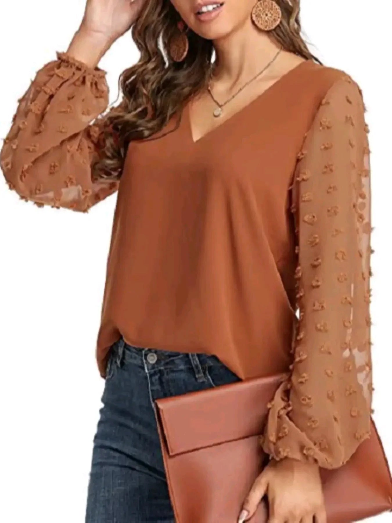 Women's V-Neck Blouse