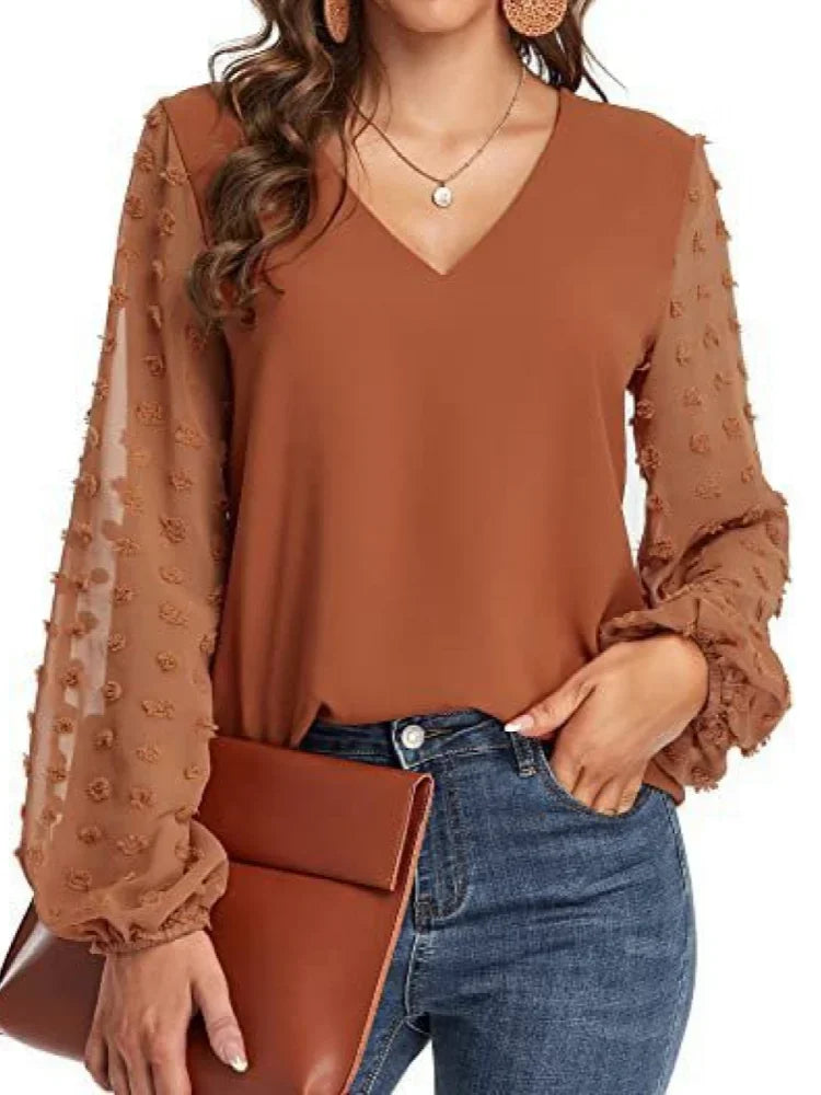 Women's V-Neck Blouse