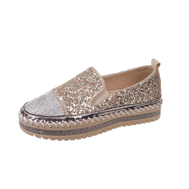 Candice - Slip-on Crystal Shoes