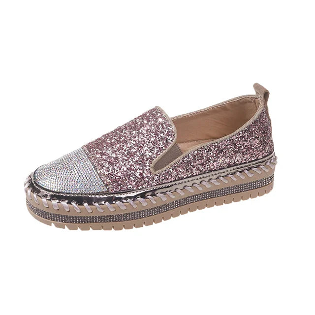 Candice - Slip-on Crystal Shoes