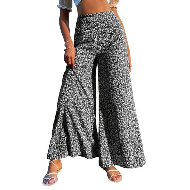 Almut - Women's trousers with wide leg