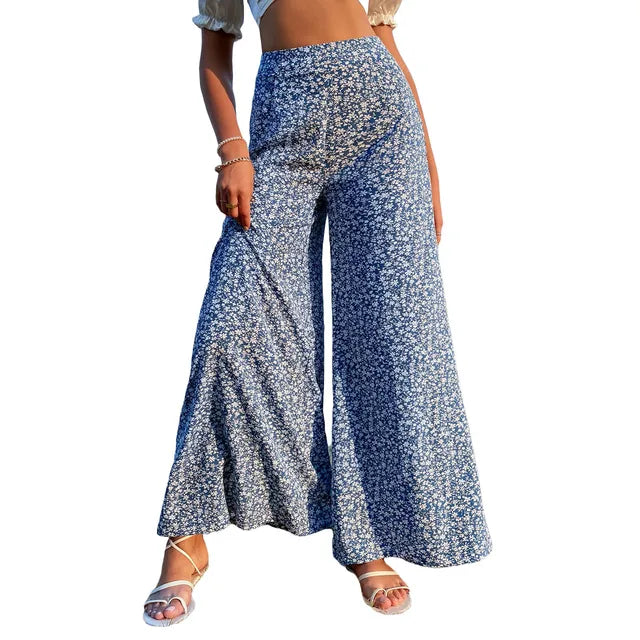 Almut - Women's trousers with wide leg