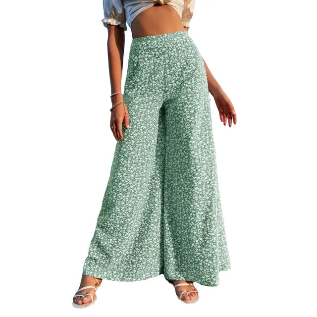 Almut - Women's trousers with wide leg