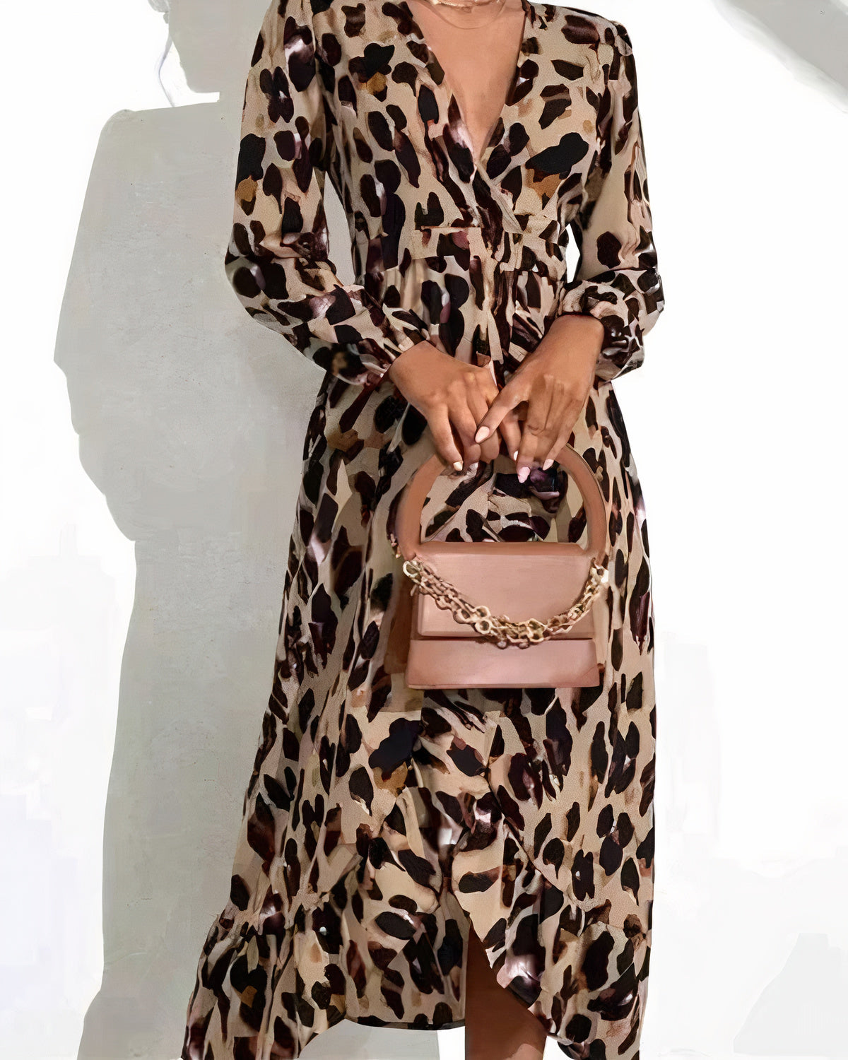 WILDA - Leopard muster dress