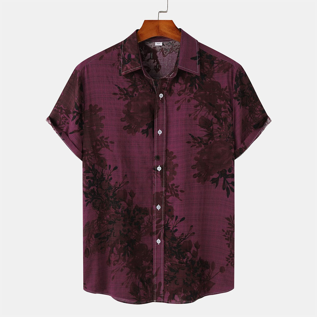 Alaric - Floral Shirt - Casual - Modern Style - Ideal for Summer