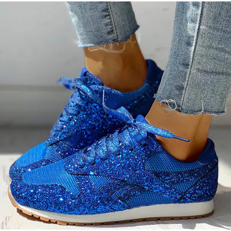 Kiari – sports shoes with sequins for women