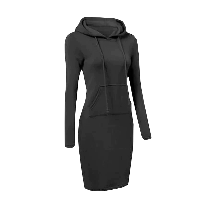 Addie - Sweatshirt dress with hood