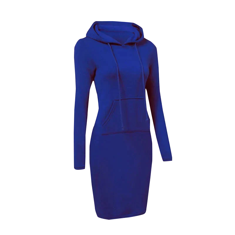 Addie - Sweatshirt dress with hood