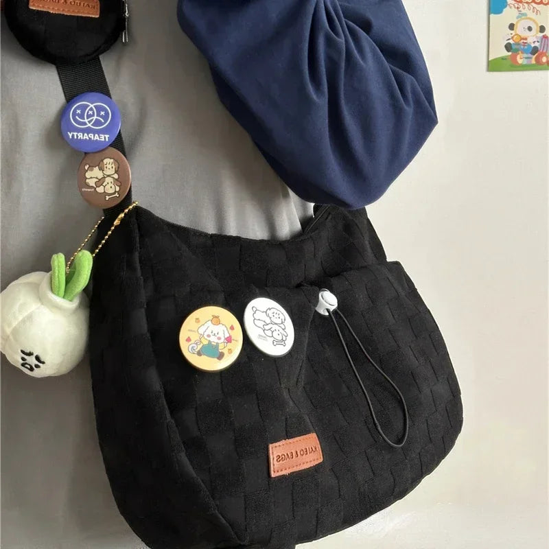 Harajuku-style shoulder bag for women