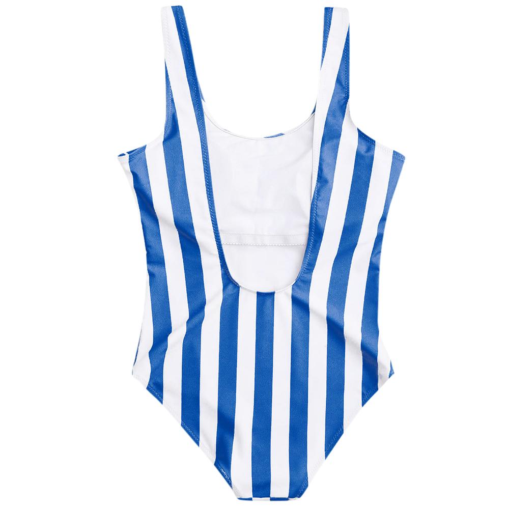 Sexy Shaping Striped Monokini One Piece Swimsuit