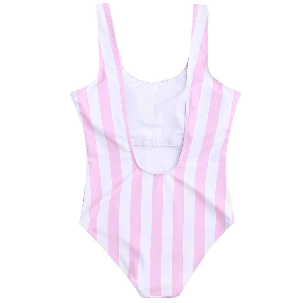 Sexy Shaping Striped Monokini One Piece Swimsuit