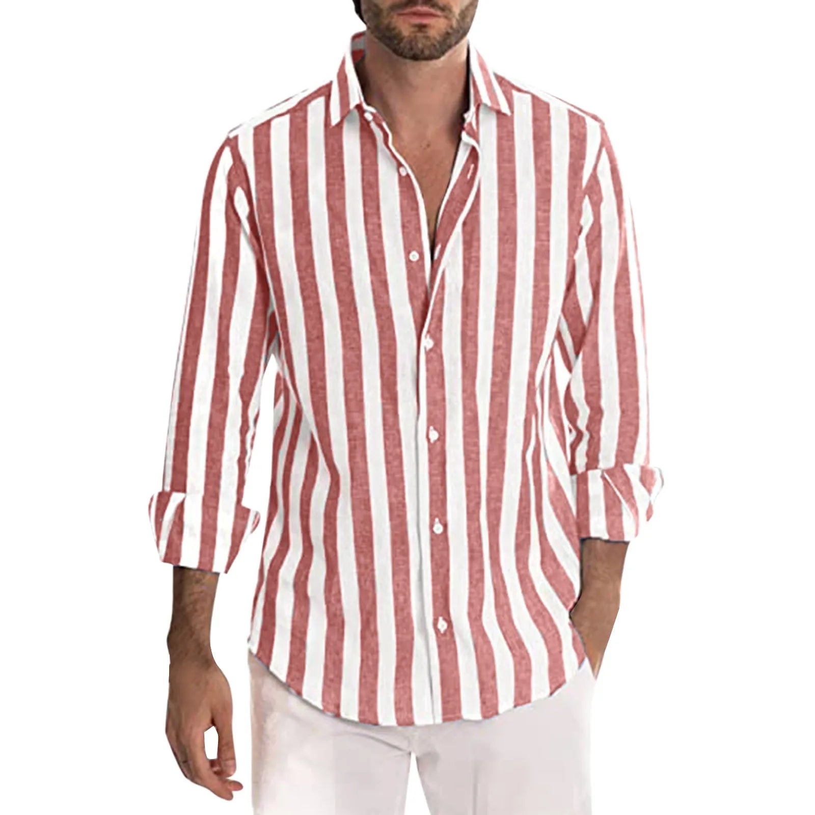 Men's Linen-like Shirt