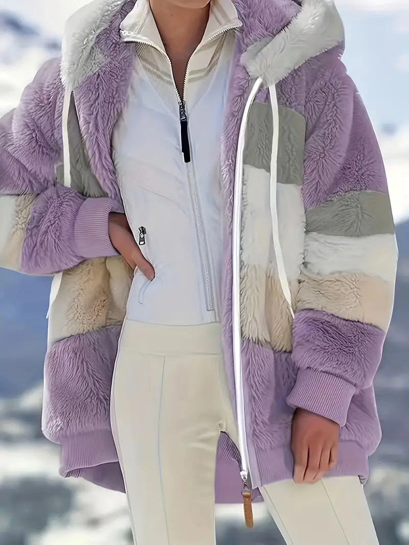 Lainey | Women's Winter Fluffy Jacket | Hood