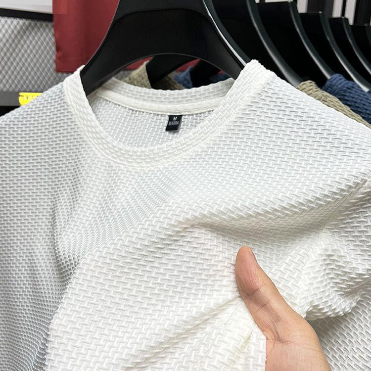 Ferdinando - Breathable round T-shirt made of mesh for the summer