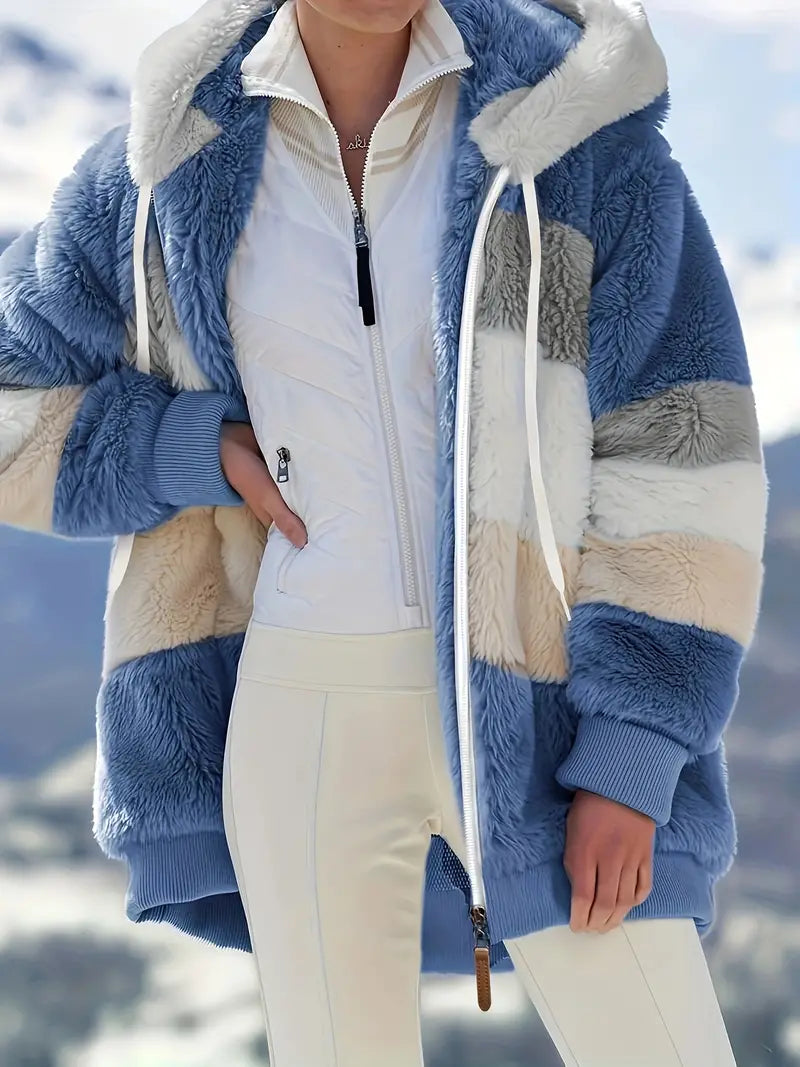 Lainey | Women's Winter Fluffy Jacket | Hood
