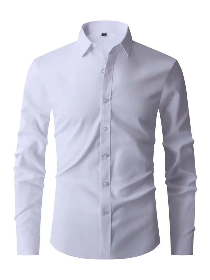 Alexander - Stylish Long-Sleeved Shirt For Semi-Formal Occasions