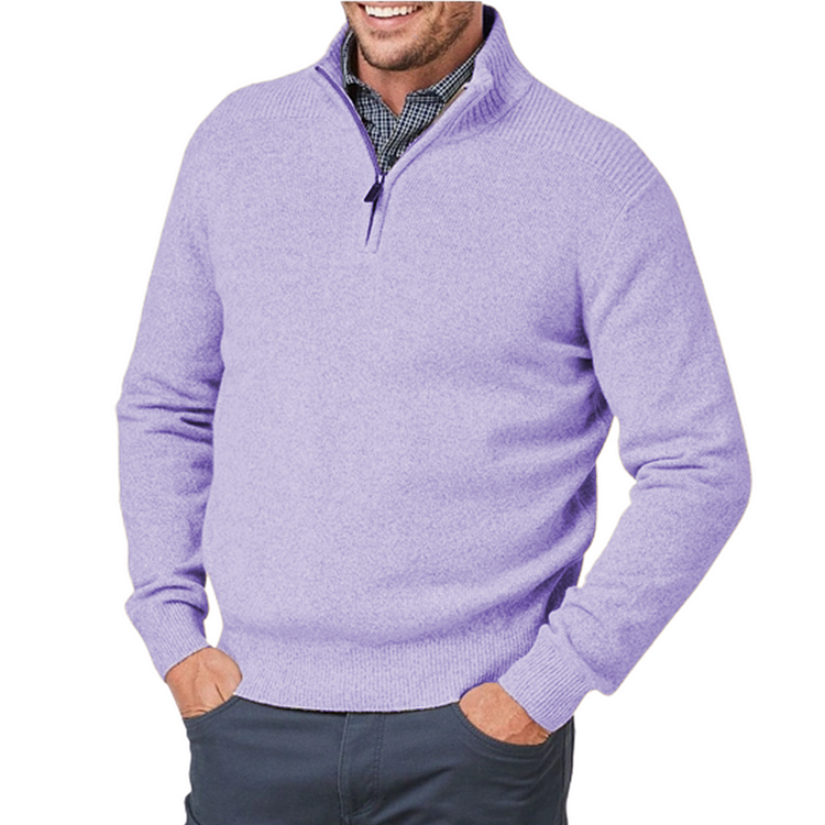 Arthur - Men's three-quarter zip jumper