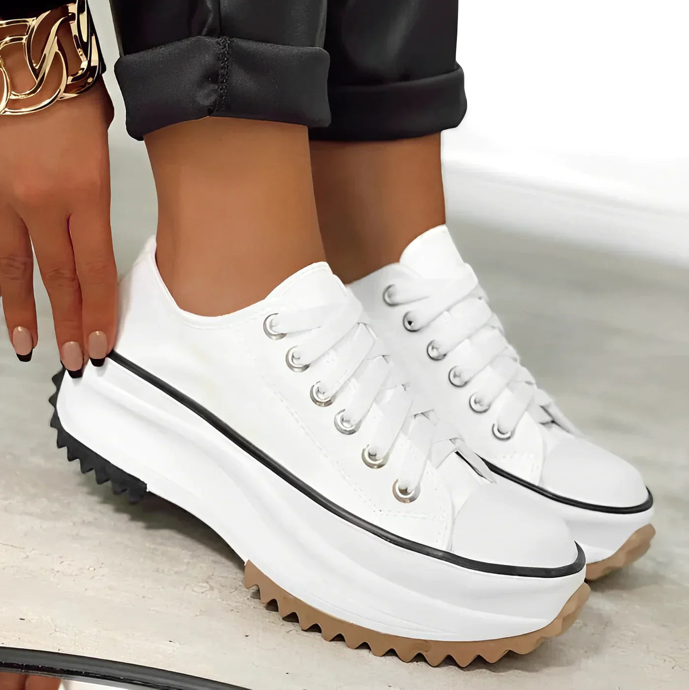 Karena - Stylish Platform Sneakers