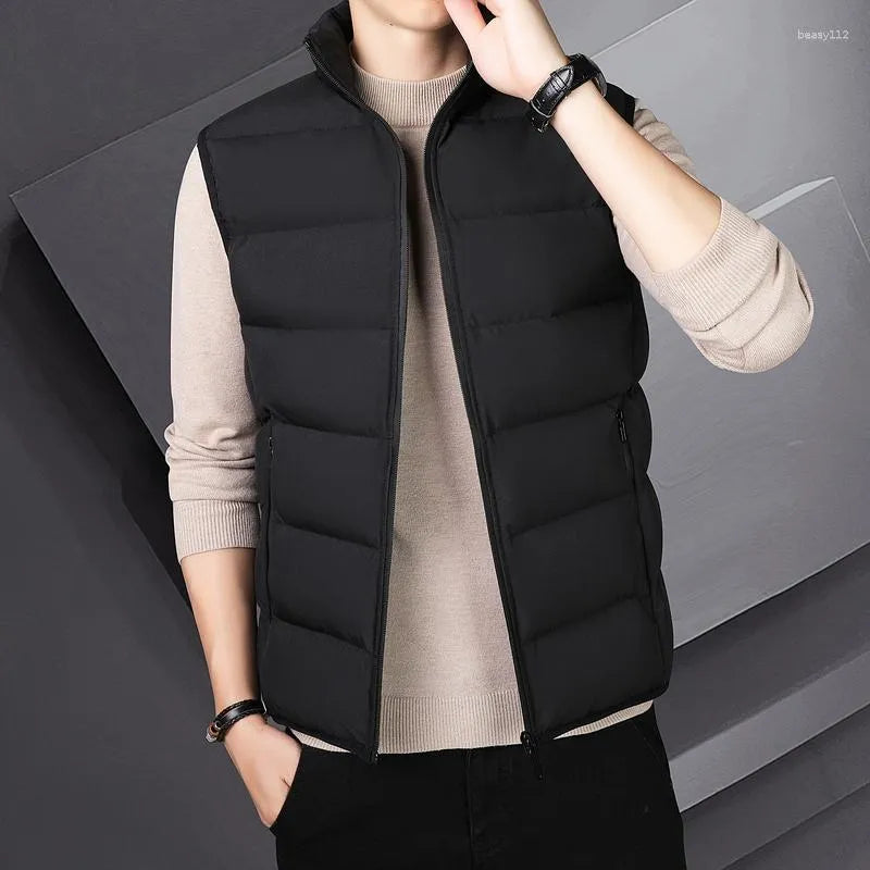 Women's Puffer Vest - Quilted Insulated - Faux Fur Lined - Water-Resistant - Zip Closure