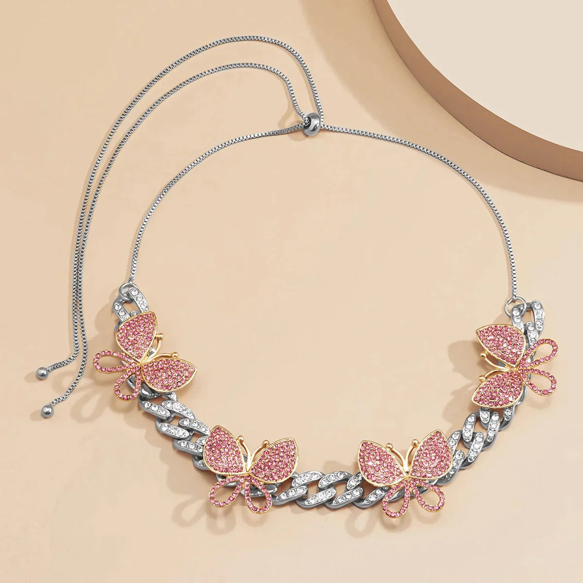 Fashion Butterfly Color Necklace