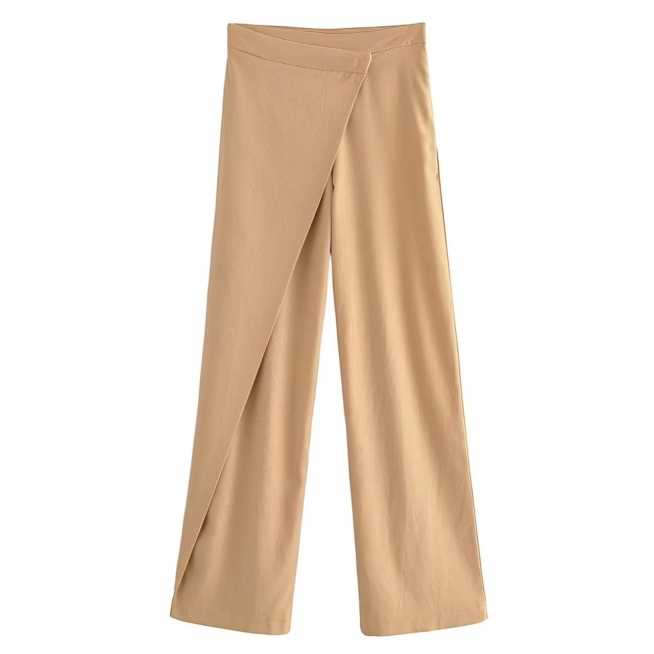 Arlene - Wide linen wrap trousers