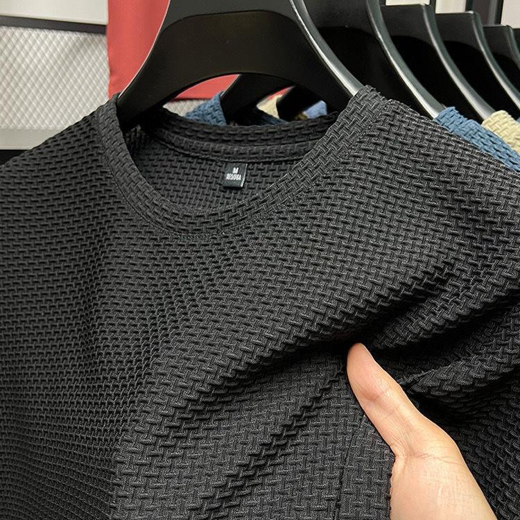 Ferdinando - Breathable round T-shirt made of mesh for the summer