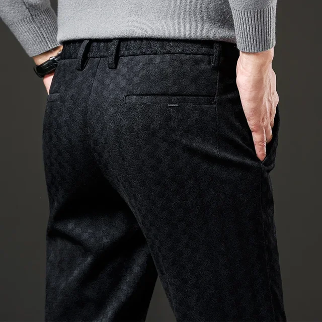 Stewart - Checked corduroy trousers