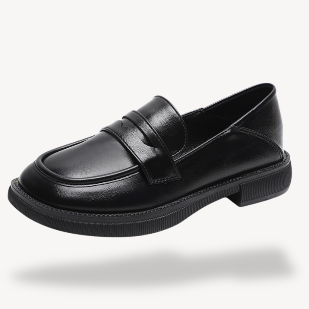 Loravelle | Women's Faux Leather Chunky Loafers