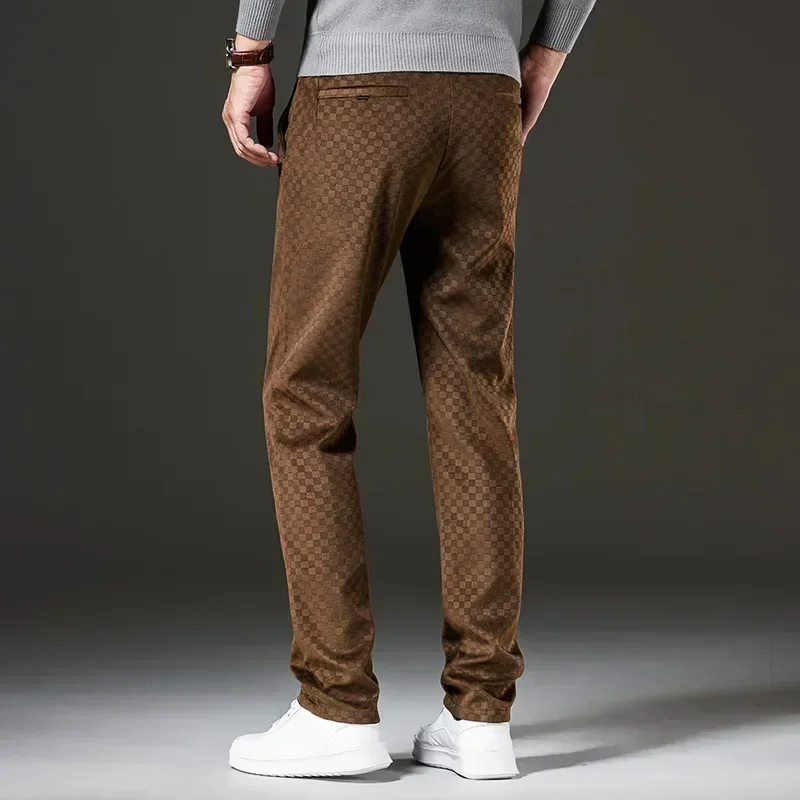 Stewart - Checked corduroy trousers