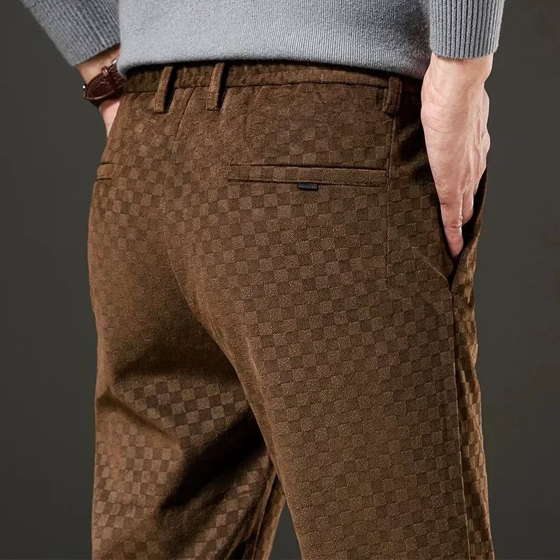 Stewart - Checked corduroy trousers