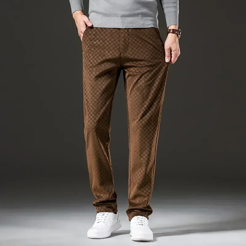 Stewart - Checked corduroy trousers