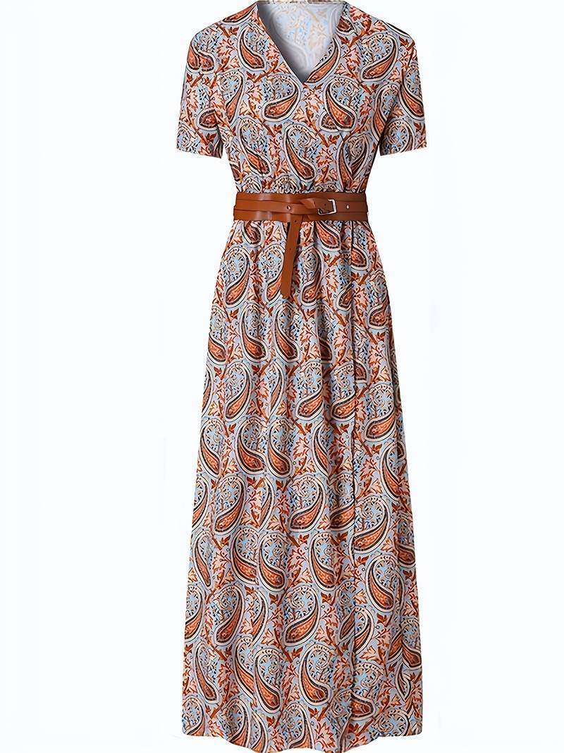 Yessenya - Abstract floral long maxi dress